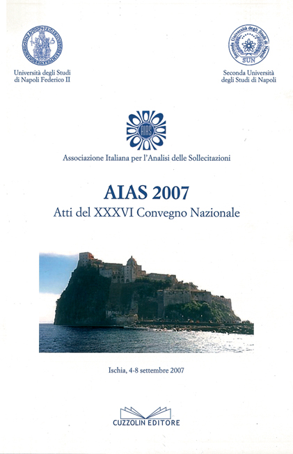 Atti XXXVI Convegno Nazionale Associazione Italiana Analisi Sollecitazioni