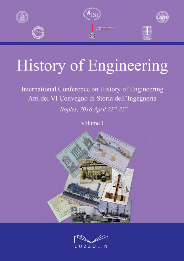 History of engineering Storia dell'Ingegneria 2016