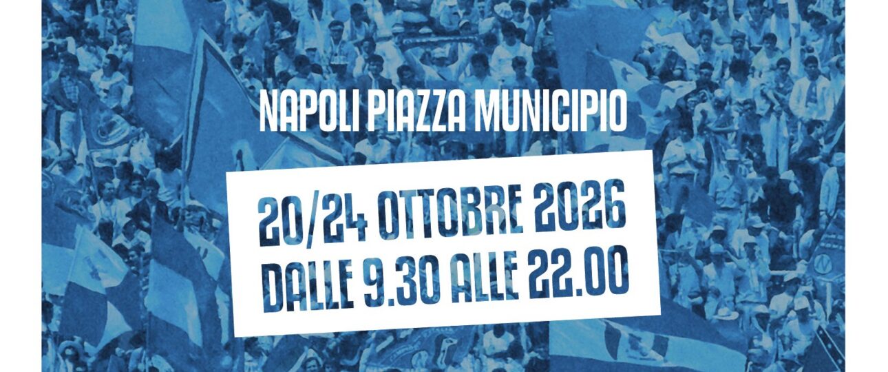 Locandina Napoletano Vero Fan Zone, Piazza Municipio, 20-24 ottobre 2026